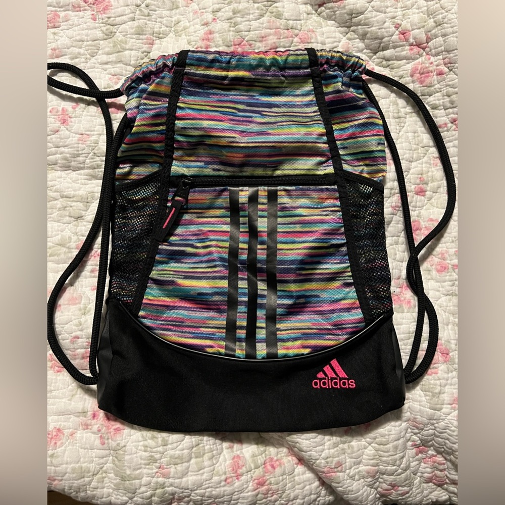 Adidas drawstring bag